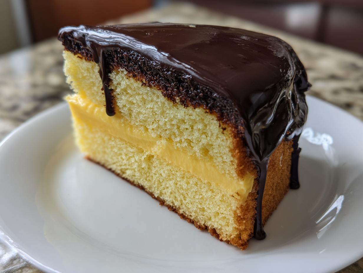 boston cream pie - Featured