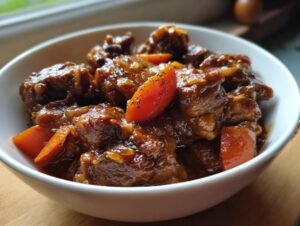 brown stew chicken - Featured