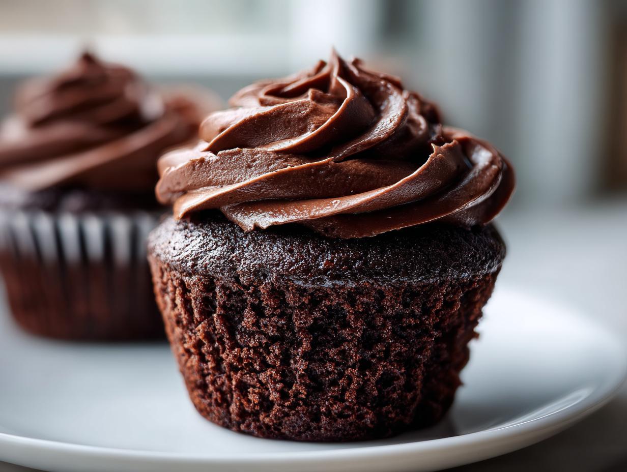 chocolate cupcakes - Featured