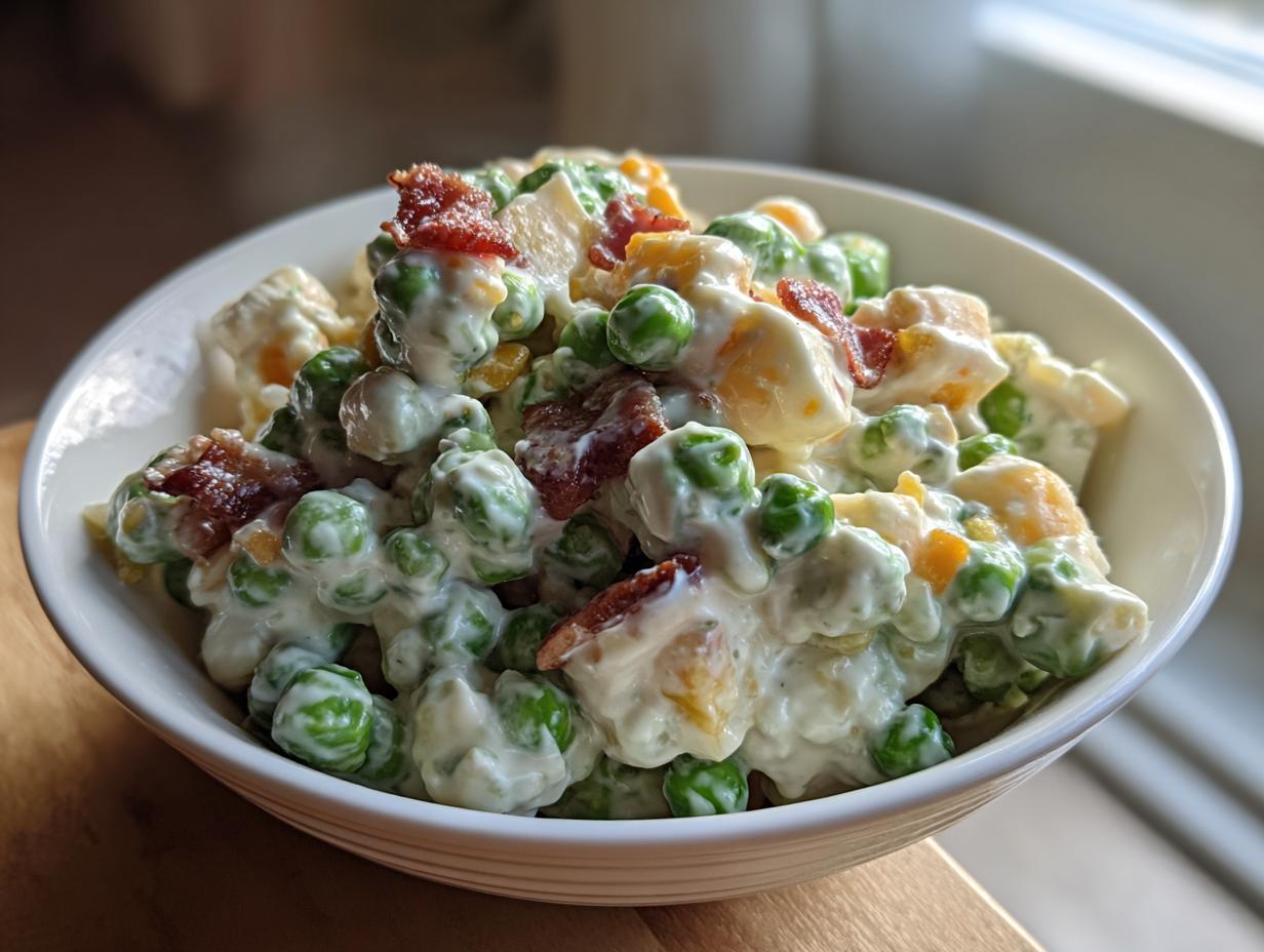 pea salad - Featured