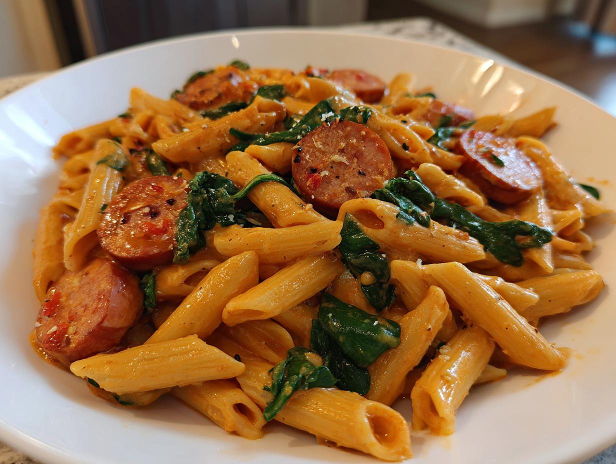 sausage pasta - Featured