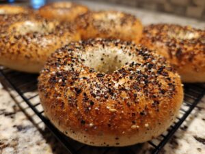 sourdough discard bagels - Featured