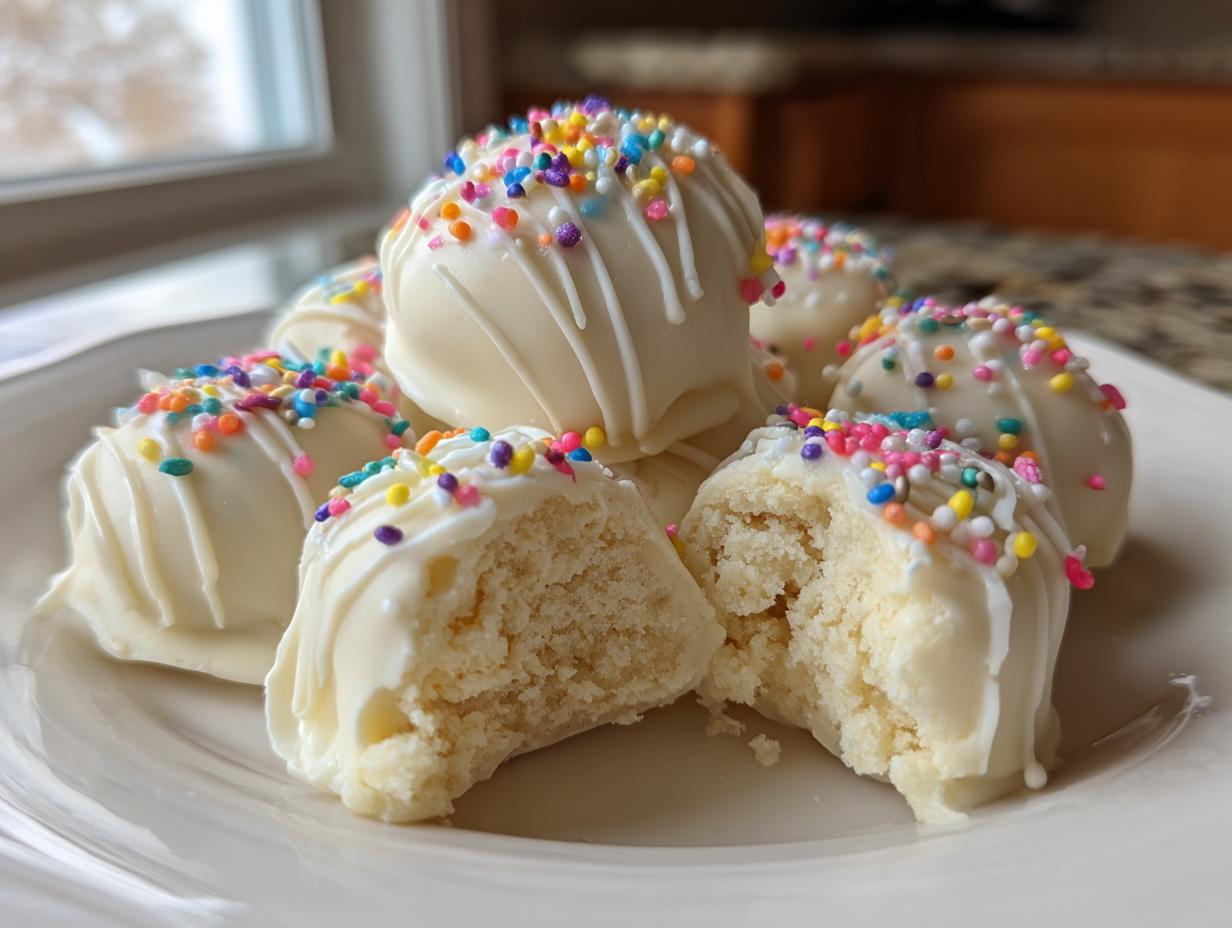 sugar cookie truffles - Featured