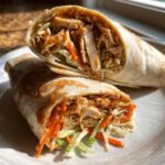 thai peanut chicken wrap - Tasty