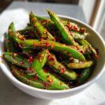 chili crisp snap pea salad - Tasty